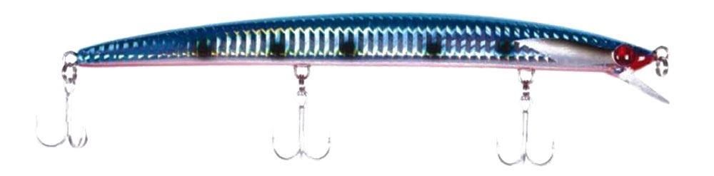 Jerkbaits di colore CHB del prodotto Akami Wild long jerk di marca Akami