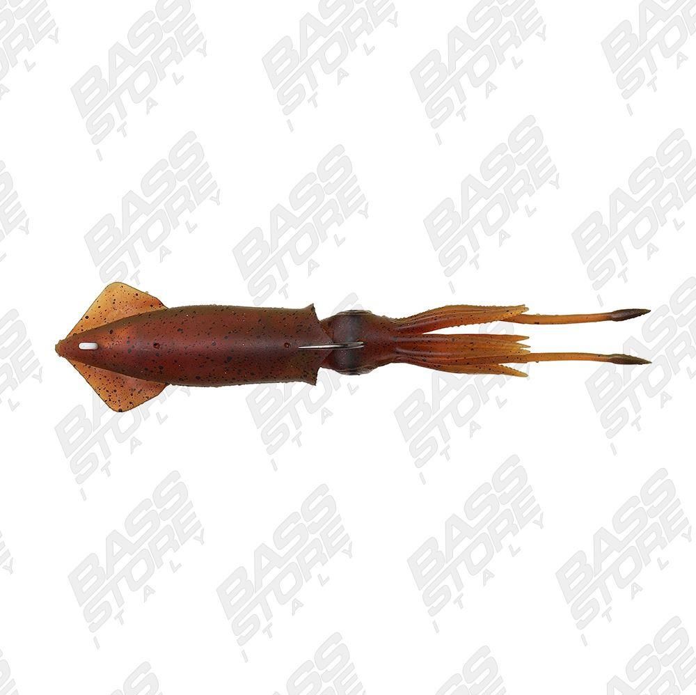 Squids di colore Brown UV del prodotto Savage Gear 3D TPE Swim Squid di marca Savage Gear