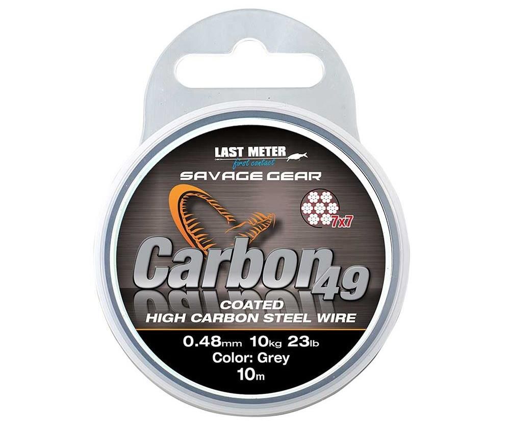 Savage Gear Carbon49 Coated High Carbon Steel Wire