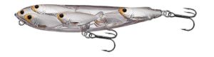 Topwater di colore Pearl/Natural del prodotto Livetarget Yearling BaitBall Walking Bait di marca Livetarget