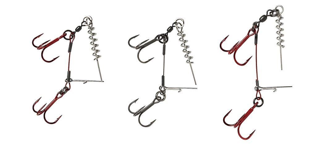 Savage Gear Carbon49 Corkscrew Stinger with Screw