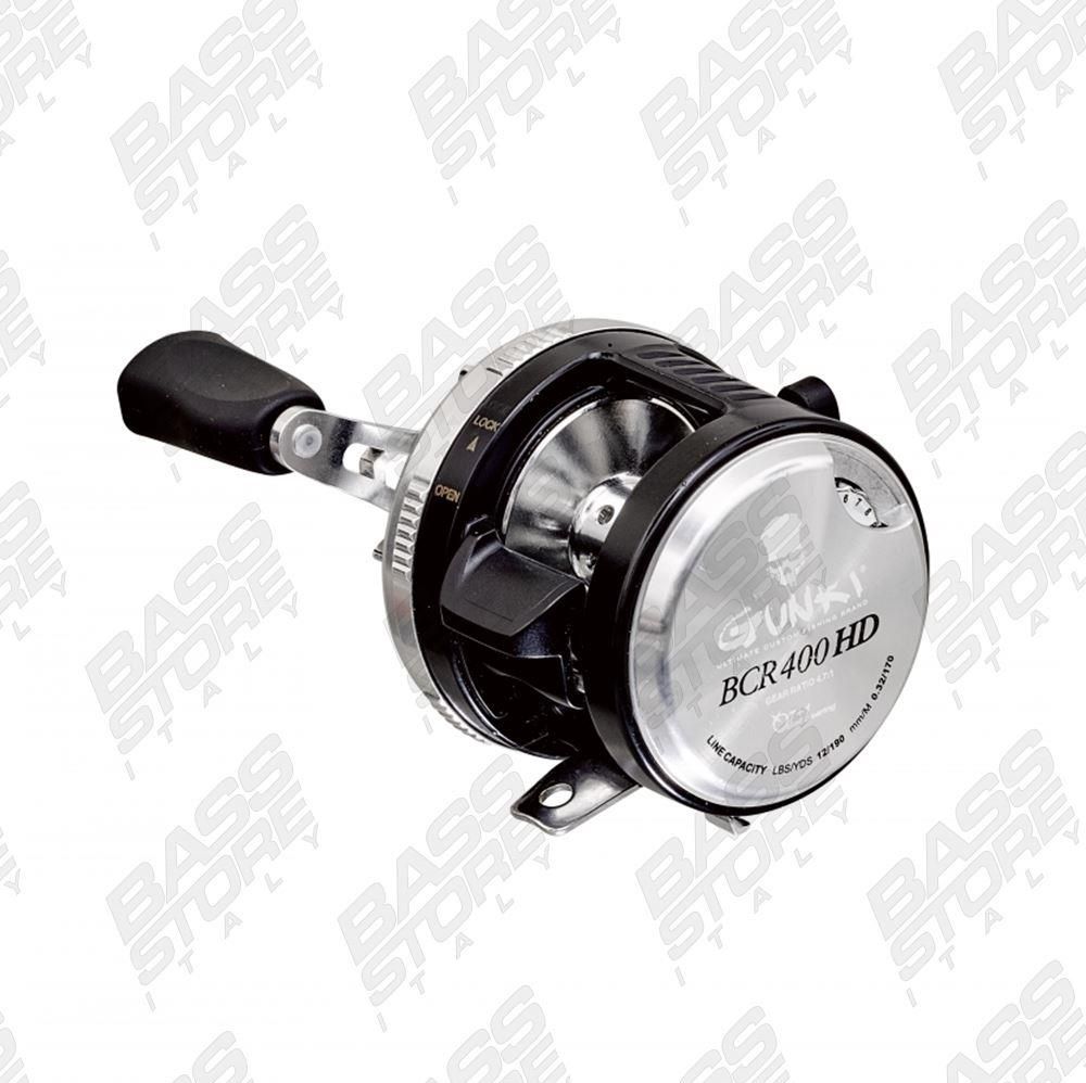 Mulinelli da Casting Round del prodotto Gunki BCR 400 HD di marca Gunki