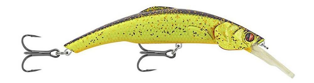 Jerkbaits di colore Lemon Steel del prodotto Matzuo Kinchou Minnow di marca Matzuo