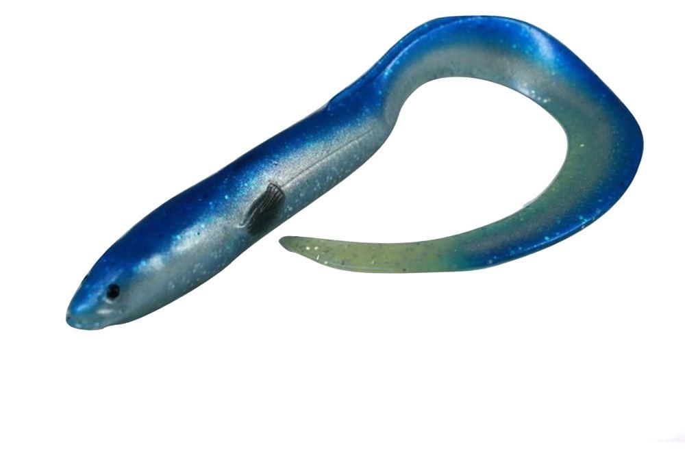 Grub di colore Blue Pearl Silver del prodotto Savage Gear LB Real Eel  di marca Savage Gear