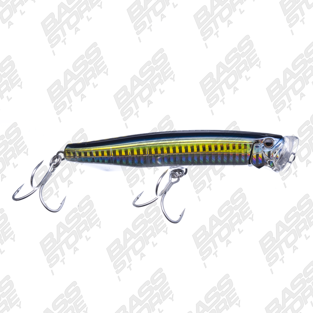 Topwater di colore #14 Yellow Fin Tuna del prodotto Tackle House Contact Feed Popper di marca Tackle House