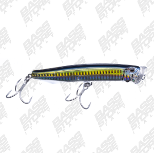 Topwater di colore #14 Yellow Fin Tuna del prodotto Tackle House Contact Feed Popper di marca Tackle House