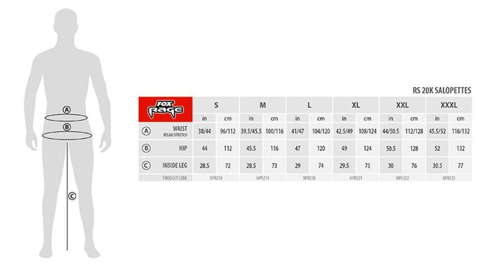 Fox Rage RS20K V2 Salopettes