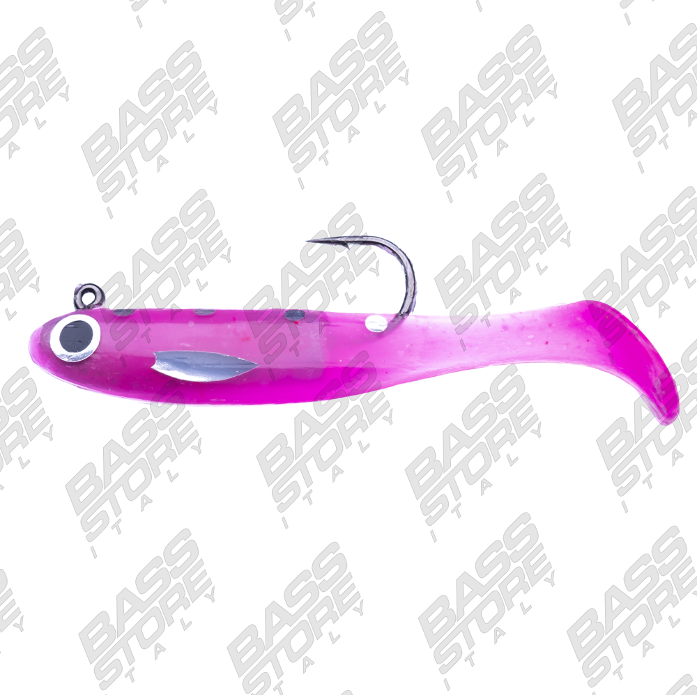 Swimbaits di colore Pink Fluo del prodotto Bertox Natural Sardine soft shad di marca Bertox