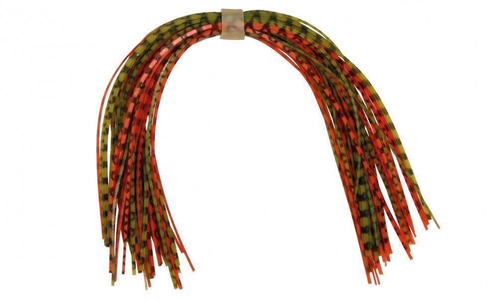 SpinnerBait di colore Green Orange - GO del prodotto Hart Silicone Skirts di marca Hart