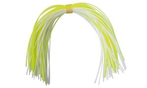 SpinnerBait di colore Yellow White - YW del prodotto Hart Silicone Skirts di marca Hart