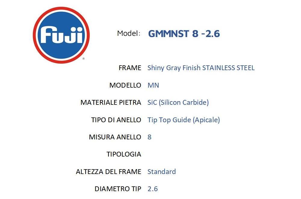 Fuji MN series SiC/Stainless Steel Tip Top Guides