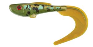 Grub di colore Eel Pout del prodotto Abu Garcia Beast Curl Tail  di marca Abu Garcia