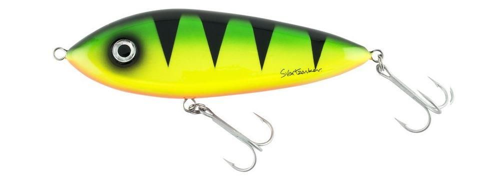 Jerkbaits di colore Fire Tiger del prodotto Abu Garcia Svartzonker Mc Jerk di marca Abu Garcia