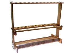 Bassstoreitaly Wooden Rod Rack