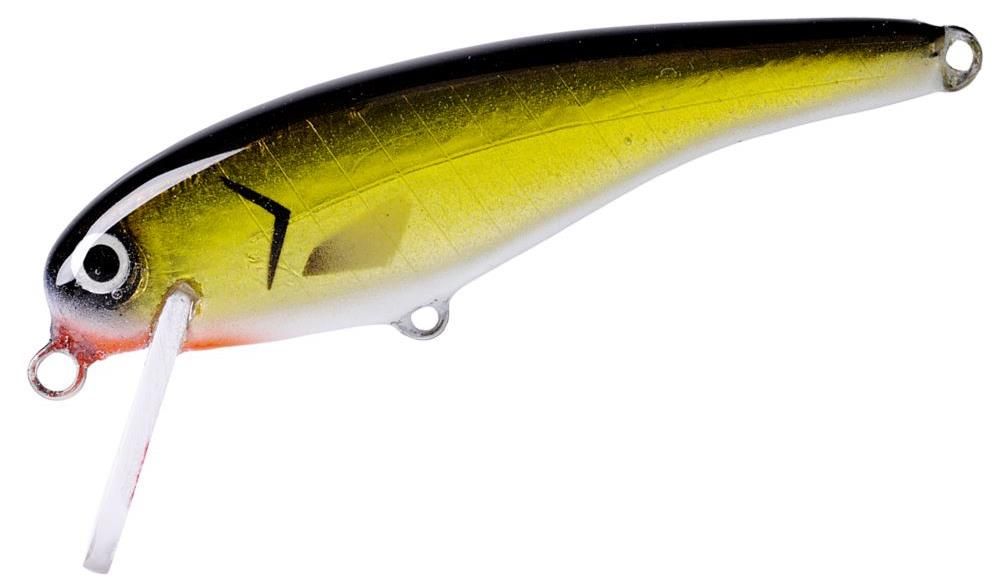 Jerkbaits di colore Goldie del prodotto Skunk Works Fishing Marble Trouble jerk di marca Skunk Works Fishing