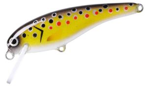 Jerkbaits di colore Natural Brown del prodotto Skunk Works Fishing Marble Trouble jerk di marca Skunk Works Fishing