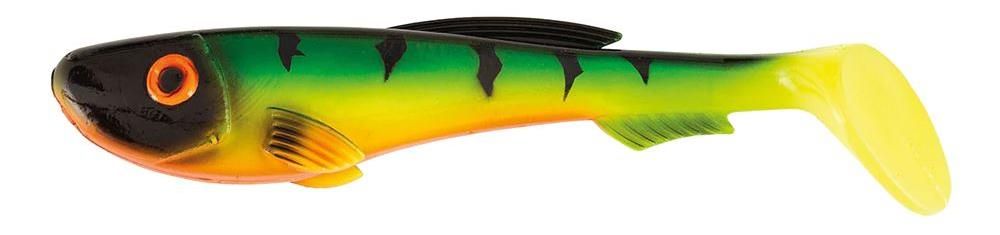 Grub di colore Firetiger del prodotto Abu Garcia Beast Paddle Tail di marca Abu Garcia