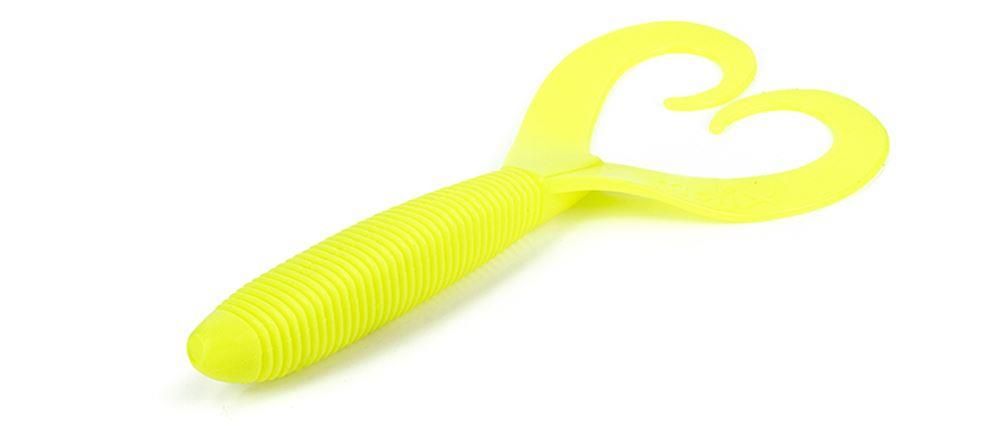 Grub di colore #126 Yellow Chart del prodotto Molix Ra Twin Bulk di marca Molix