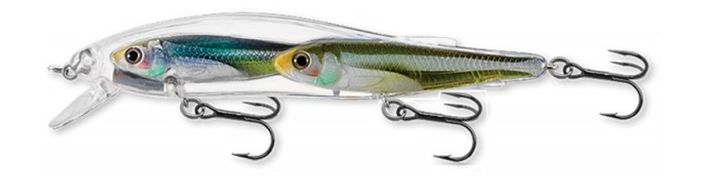 Livetarget Emerald Shiner Bait Ball Jerkbait Pearl/Olive Livetarget