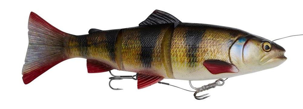 Savage Gear 4D Line Thru Trout 25cm Leurre Truite Citronnée - Pêche Brochet
