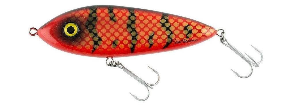 Jerkbaits di colore Red Tiger del prodotto Abu Garcia Svartzonker Mc Jerk di marca Abu Garcia