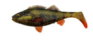 Swimbaits di colore Motoroil UV del prodotto Savage Gear 4D Perch Shad Bulk di marca Savage Gear
