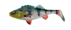 Swimbaits di colore Green Silver del prodotto Savage Gear 4D Perch Shad Bulk di marca Savage Gear