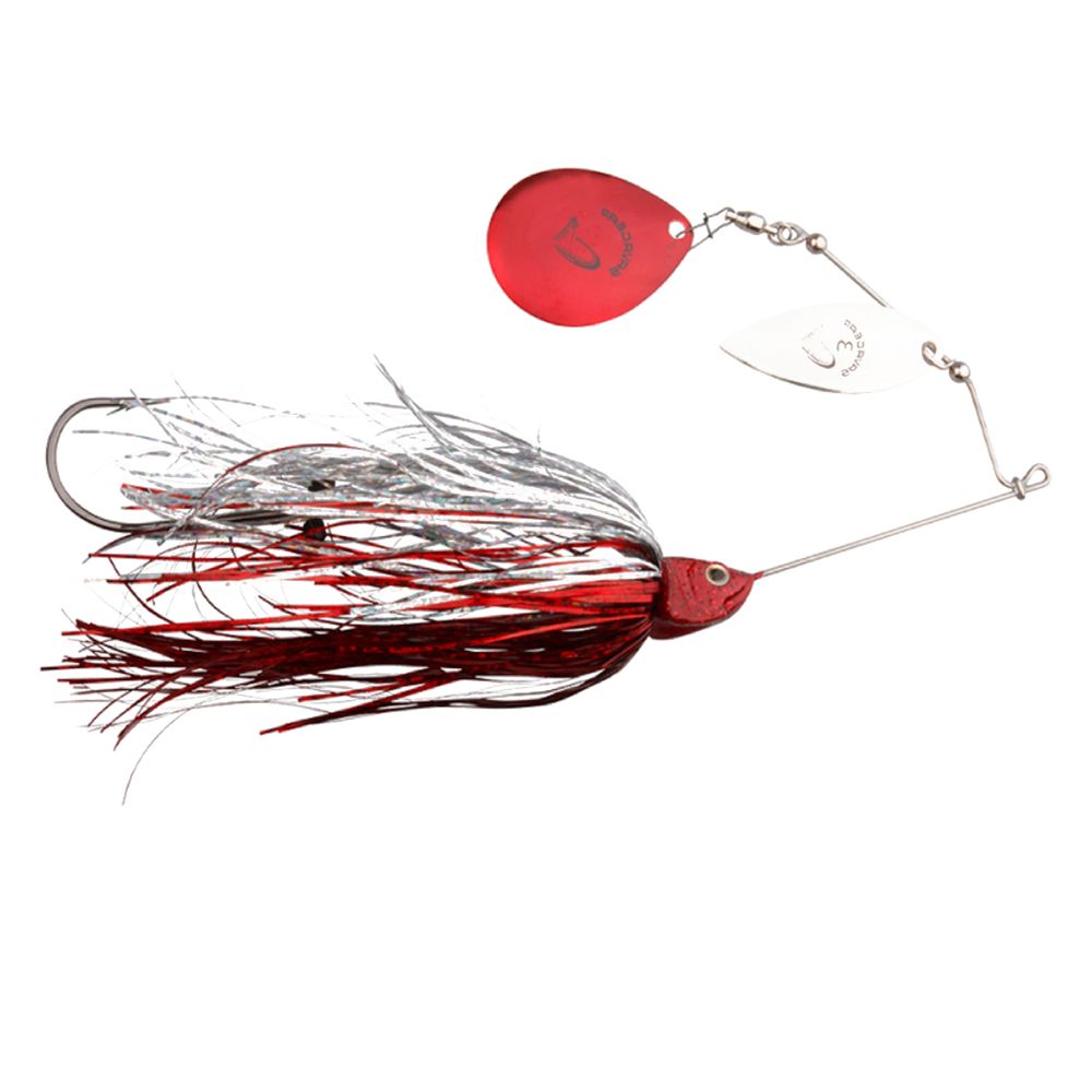 SpinnerBait di colore Red Silver Flash del prodotto Savage Gear Da'Bush Spinnerbait di marca Savage Gear