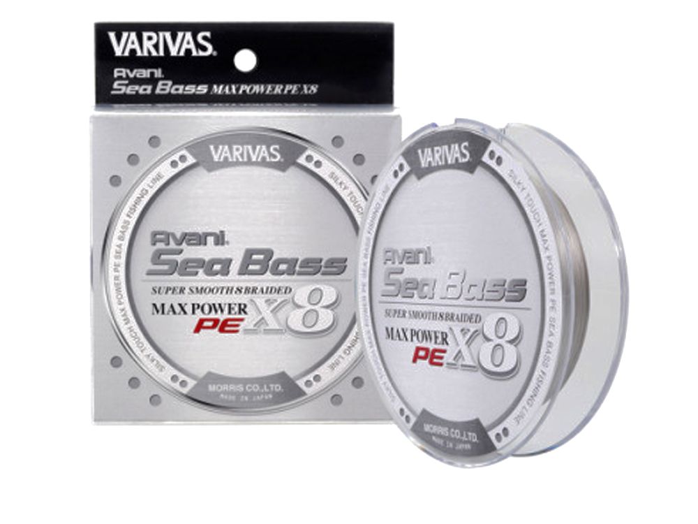 Varivas Avani Sea Bass PE Max Power X8 Stealth Grey
