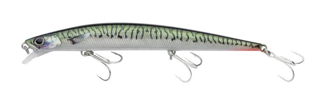 Jerkbaits di colore Green Mackerel del prodotto Berkley DEX Long Shot di marca Berkley