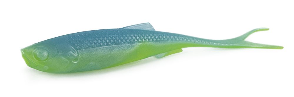 Soft Jerk di colore #544 UV Blue Back Chart del prodotto Molix RT Fork Flex di marca Molix