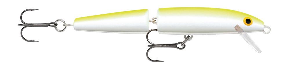 Rapala Jointed Silver Fluorescent Chartreuse UV Rapala