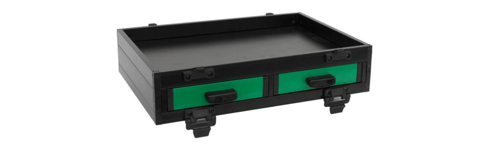 Sensas Modulo 2 Cassetti Frontali Alu Verde