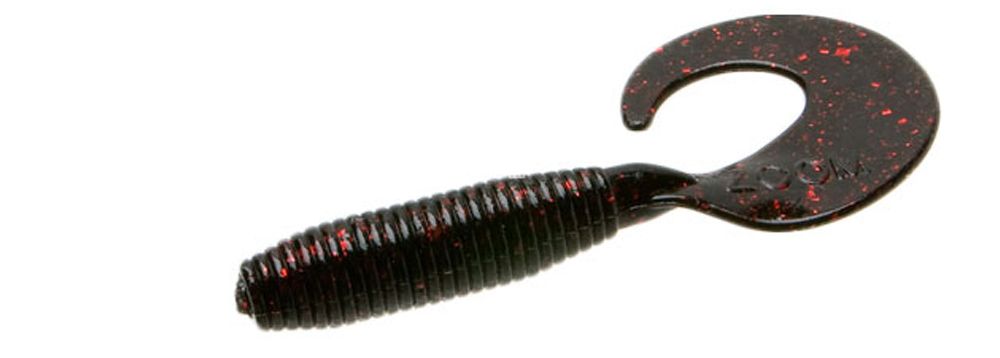 Zoom Fat Albert Black Red Glitter Zoom lures