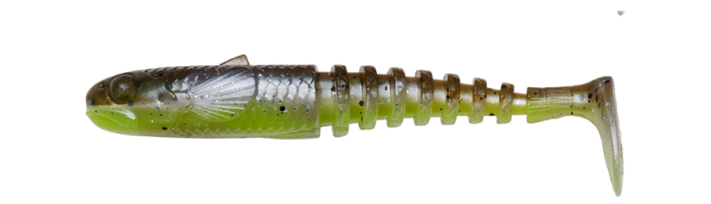 Savage Gear Gobster Shad Bulk Green Pearl yellow Savage Gear