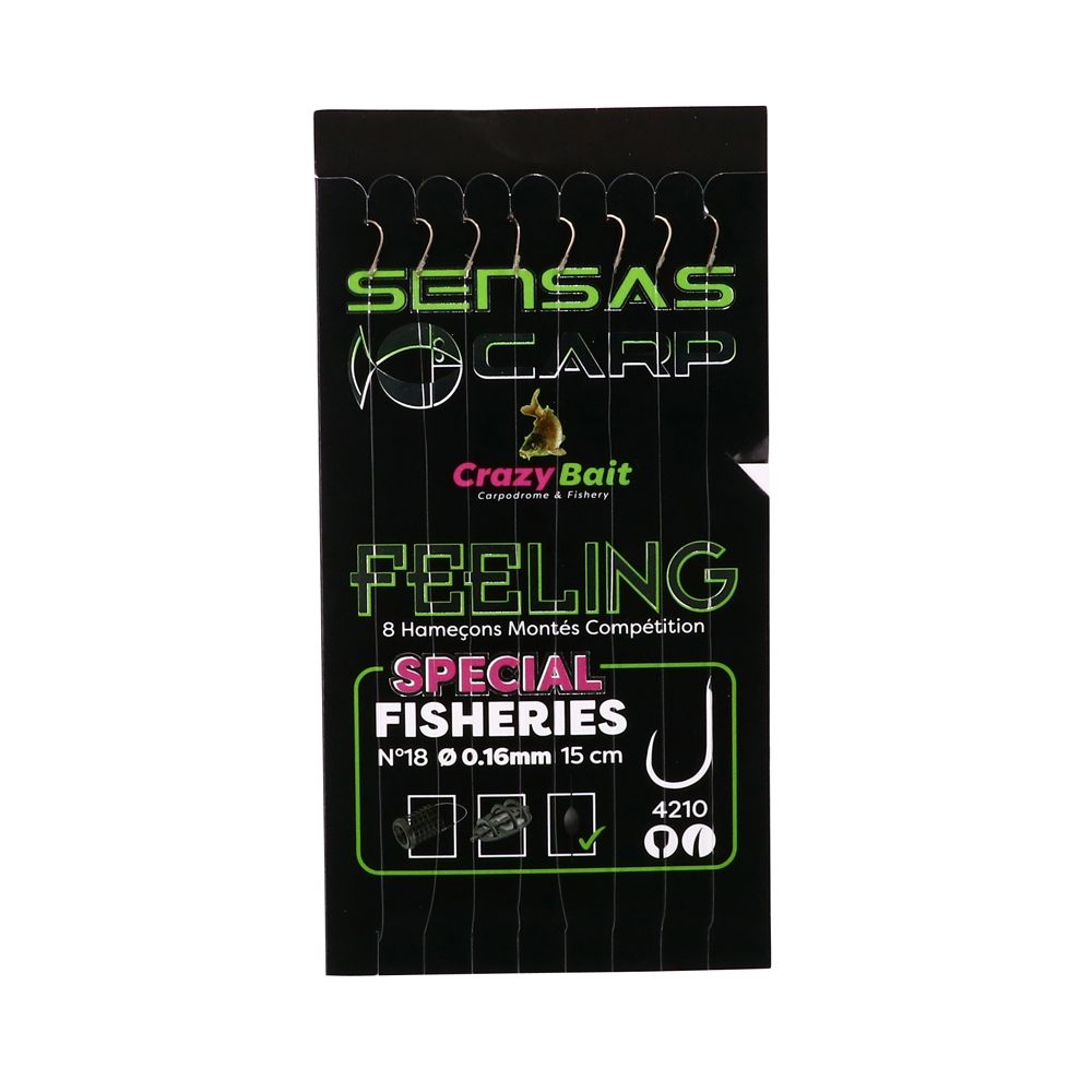 Sensas Ami Montati Crazy Bait Barbless 4210 