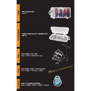 Savage Gear Jig &#x27;n&#x27; Drop Kit spinning combo