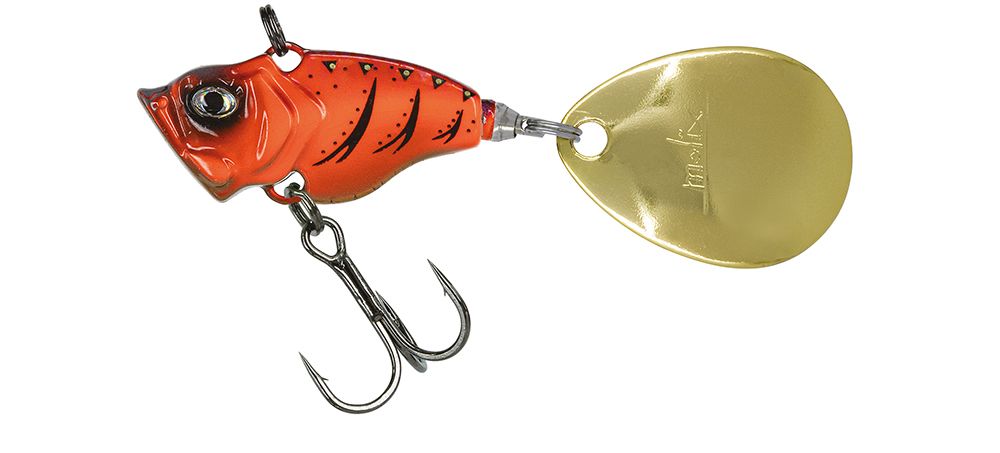 Molix Trago Spin Tail #59 WCC Red Craw Molix