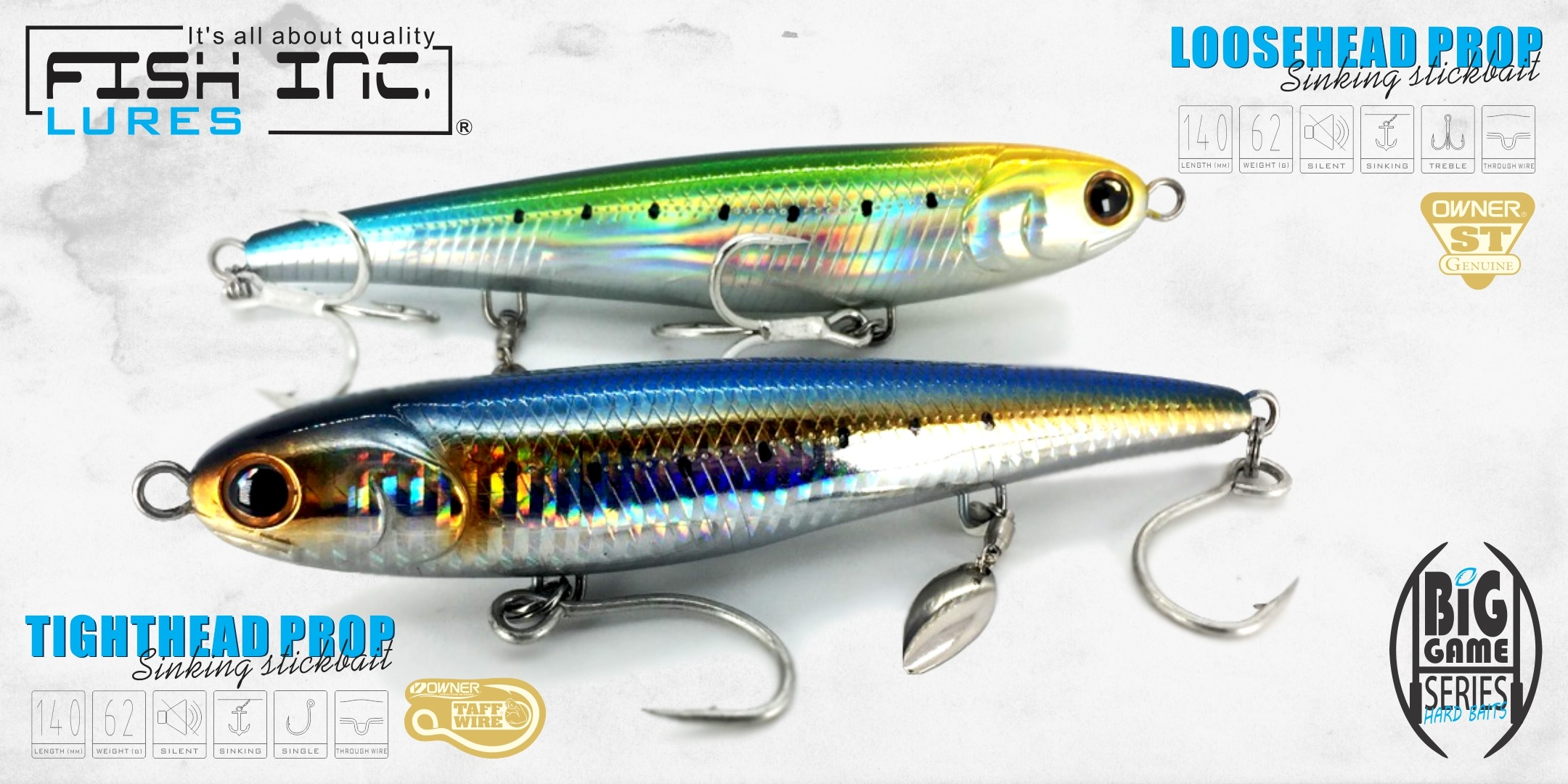 Immagine del prodotto Fish Inc Lures Tighthead Prop