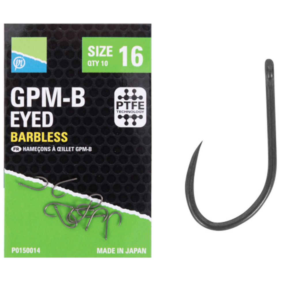 Preston Innovations GPM-B Eyed Barbless