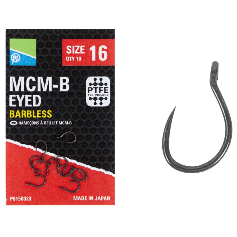 Preston Innovations MCM-B Eyed Barbless