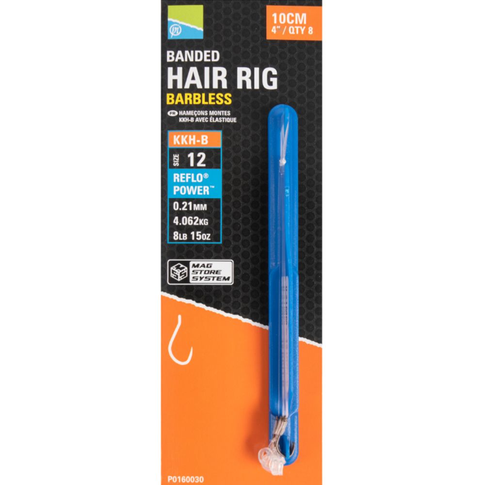 Preston Innovations KKH-B Banded Hair Rig Barbless