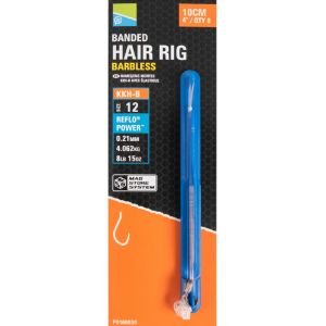 Preston Innovations KKH-B Banded Hair Rig Barbless