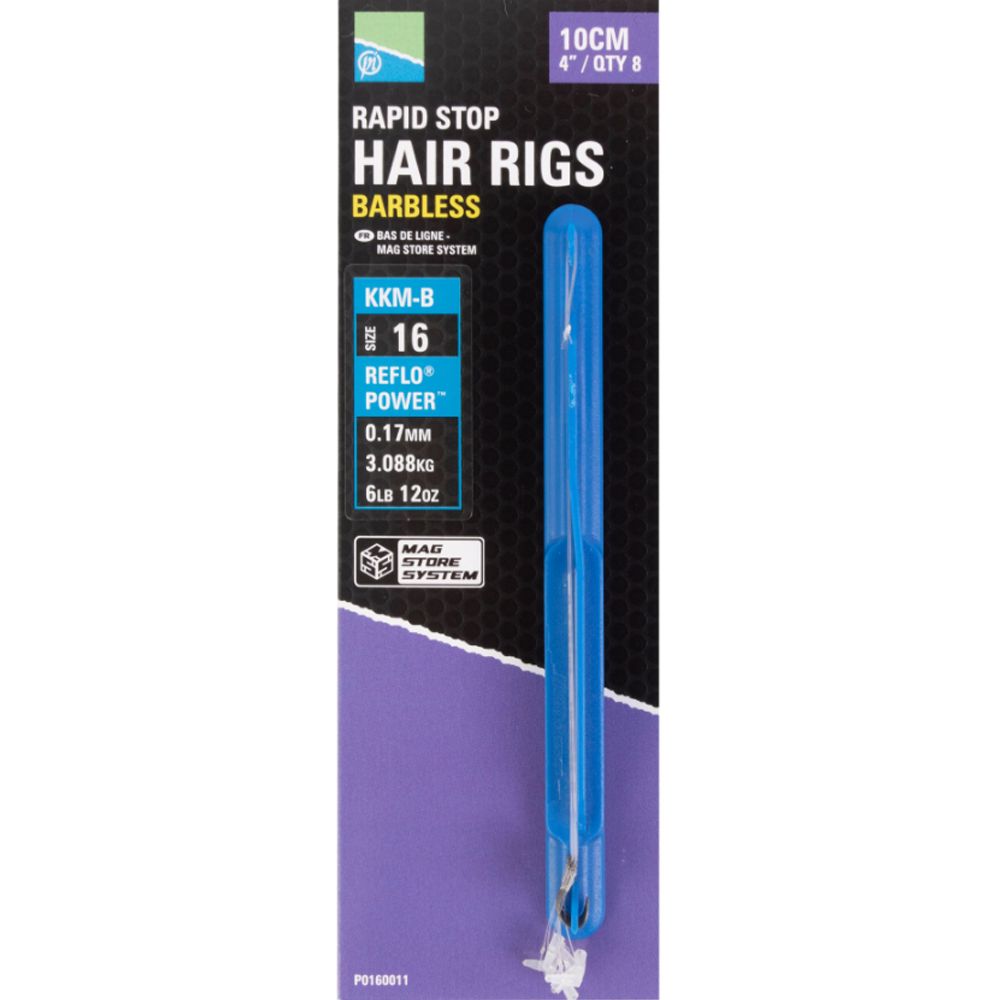 Preston Innovations KKM-B Rapid Stop Hair Rigs Barbless
