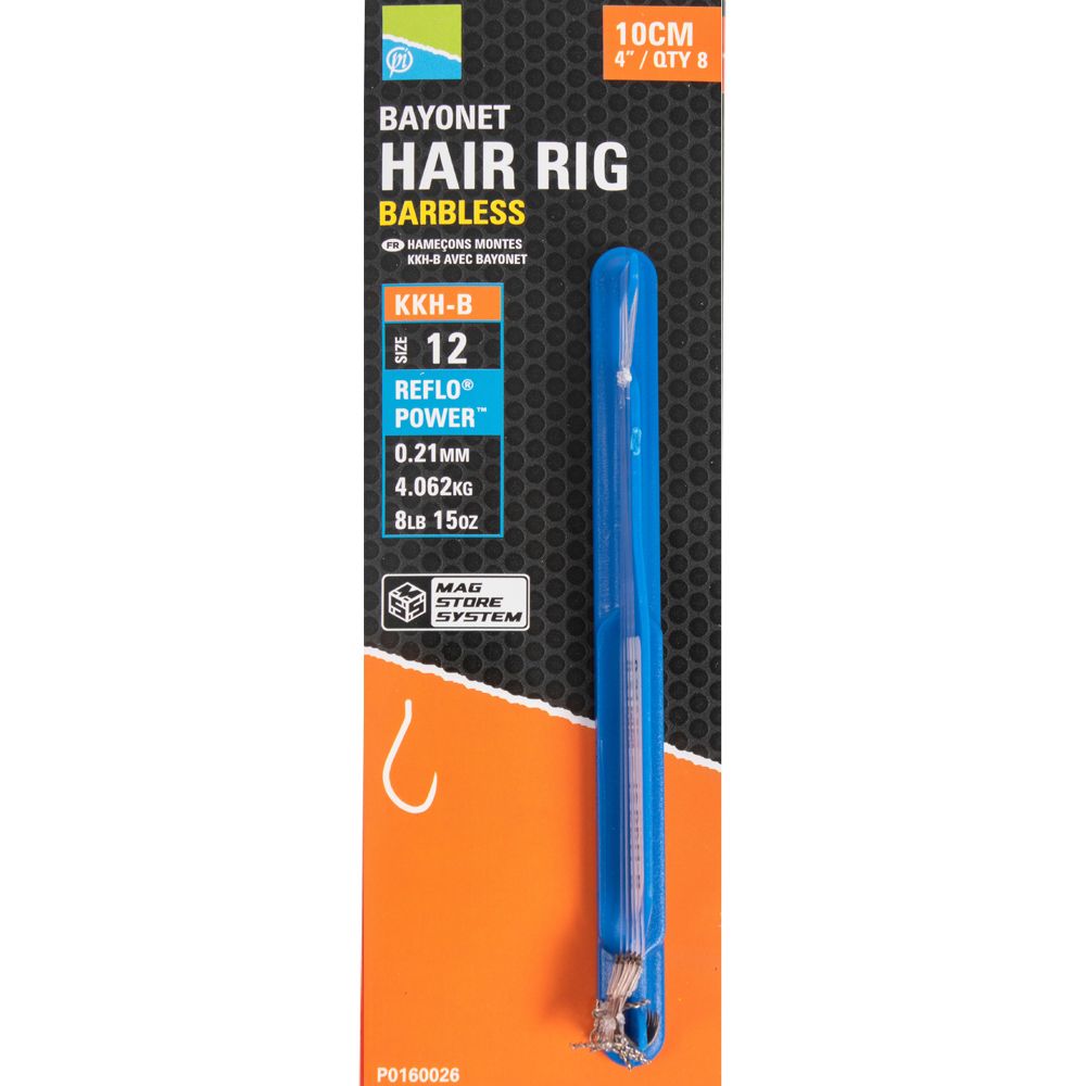 Preston Innovations KKH-B Bayonet Hair Rig Barbless