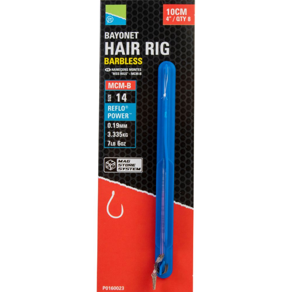 Preston Innovations MCM-B Bayonet Hair Rig Barbless