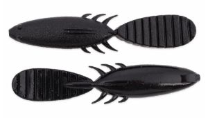 Keitech Lures Paddlin' Beaver #001S Black Keitech Lures