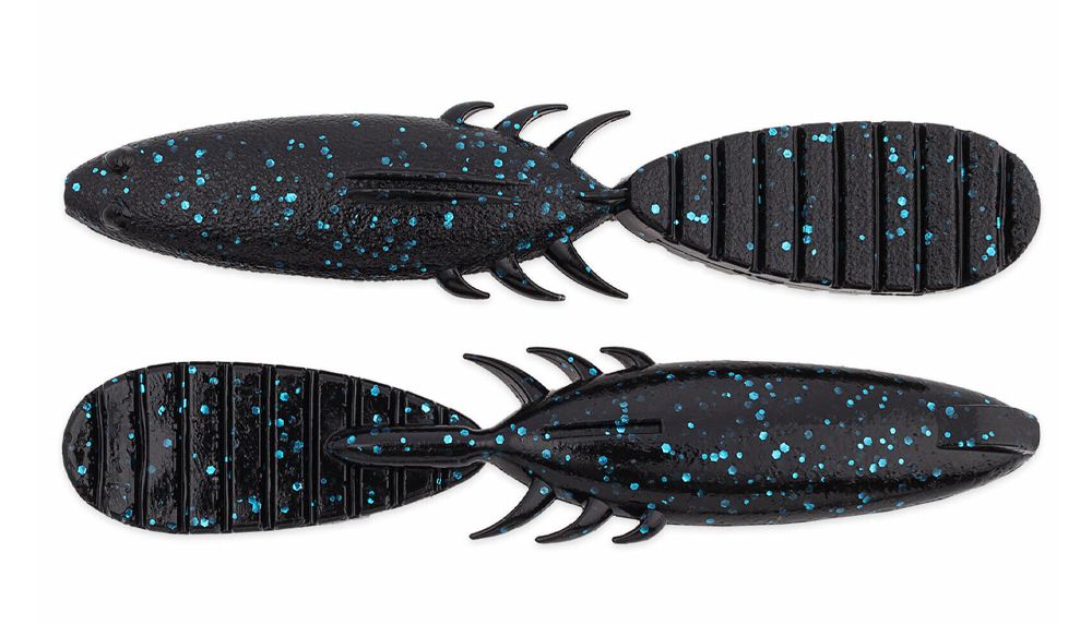 Keitech Lures Paddlin' Beaver #312S Black Blue Flake Keitech Lures