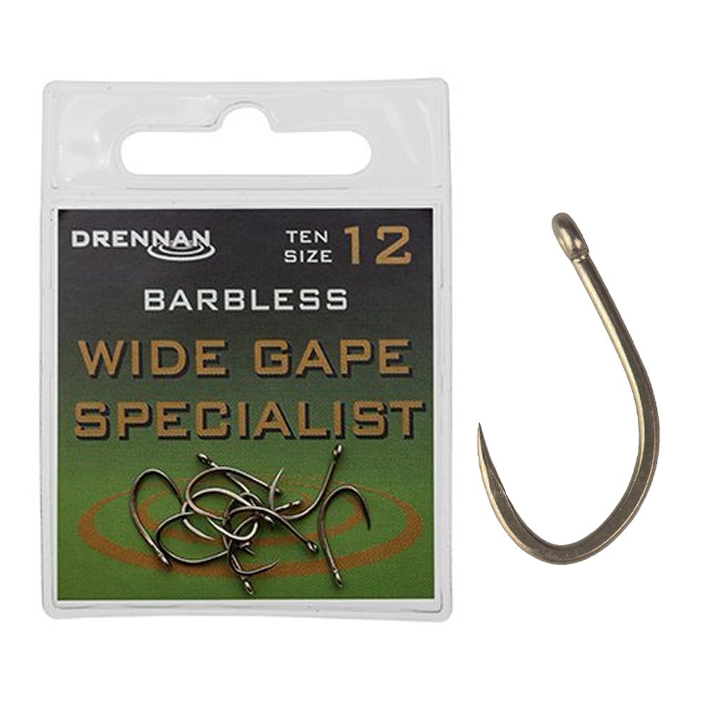 Drennan Wide Gape Specialist Barbless