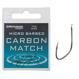 Drennan Carbon Match Micro Barbed Hooks